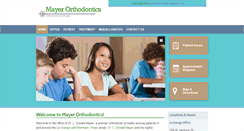 Desktop Screenshot of mayerorthodontics.com